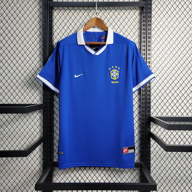 Retro 1997 Brazil hoem retro Football jersey
