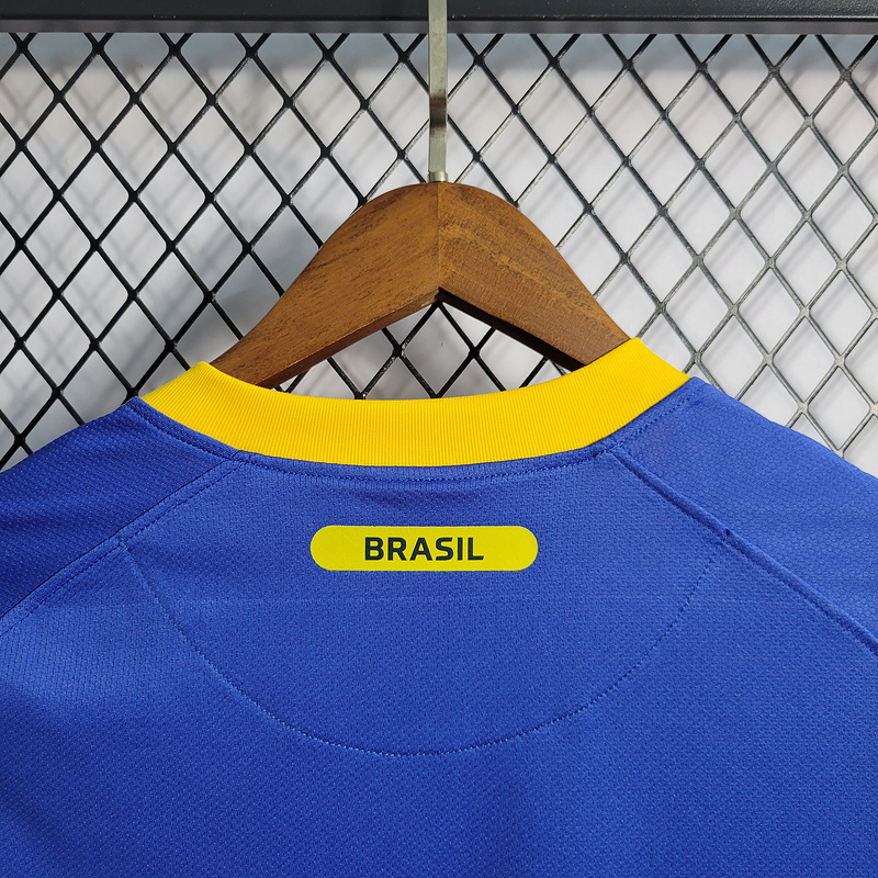 Retro 2010 Brazil away KAKA PATO ROBINHO LUCIO DAVID LUIZ Football jersey retro