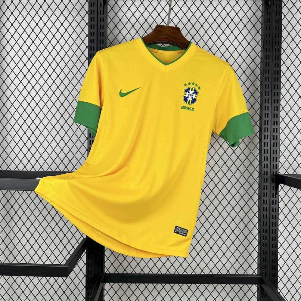 Retro 2012-13 Brazil Home Retro football jersey
