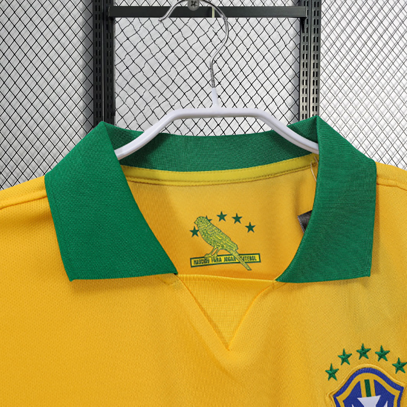 Retro 2013 Brazil Home Retro Football jersey
