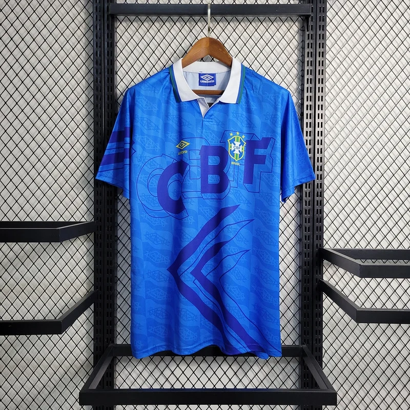 Retro 1992 Brazil away retro Football jersey