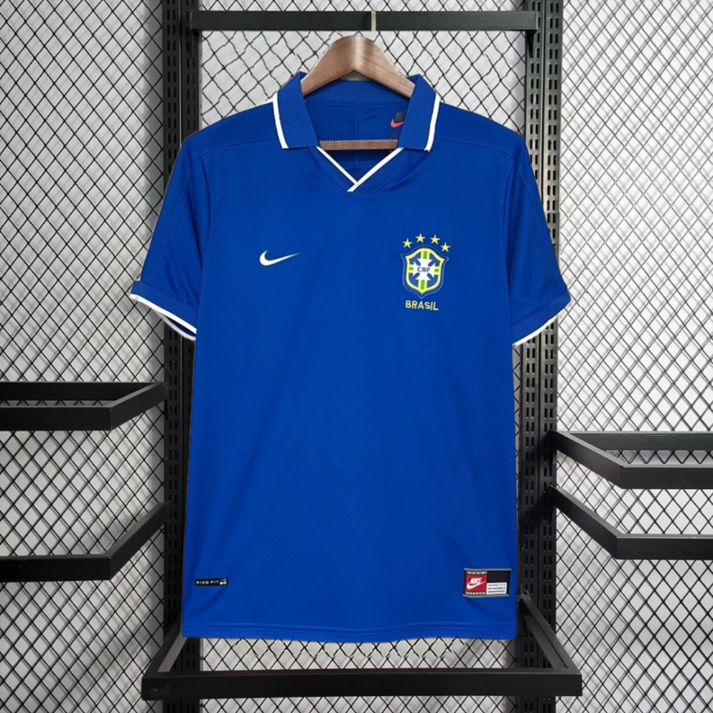 Retro 1997 Brazil away Football jersey retro