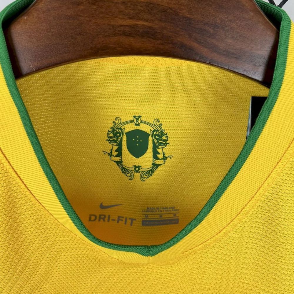 Retro 2012-13 Brazil Home Retro football jersey