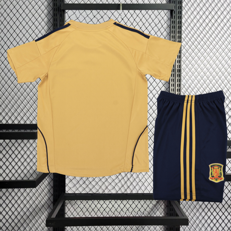Retro 2008 kids Spain Away retro kids football jersey