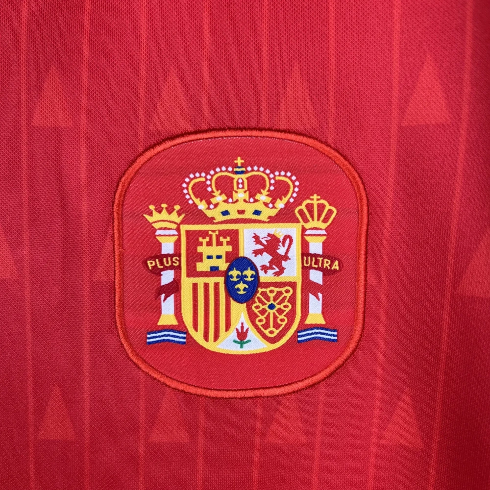 retro 1988-1991 Spain home retro football jersey