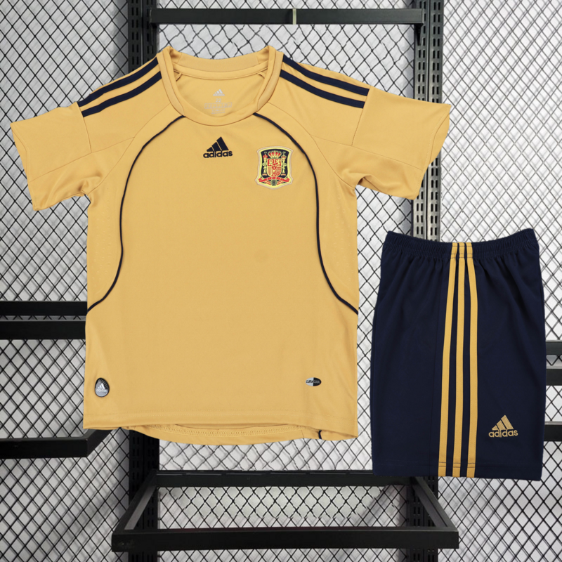 Retro 2008 kids Spain Away retro kids football jersey