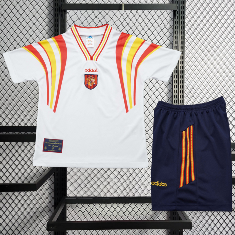 Retro KIDS 1996 Spain Third away retro Football jersey