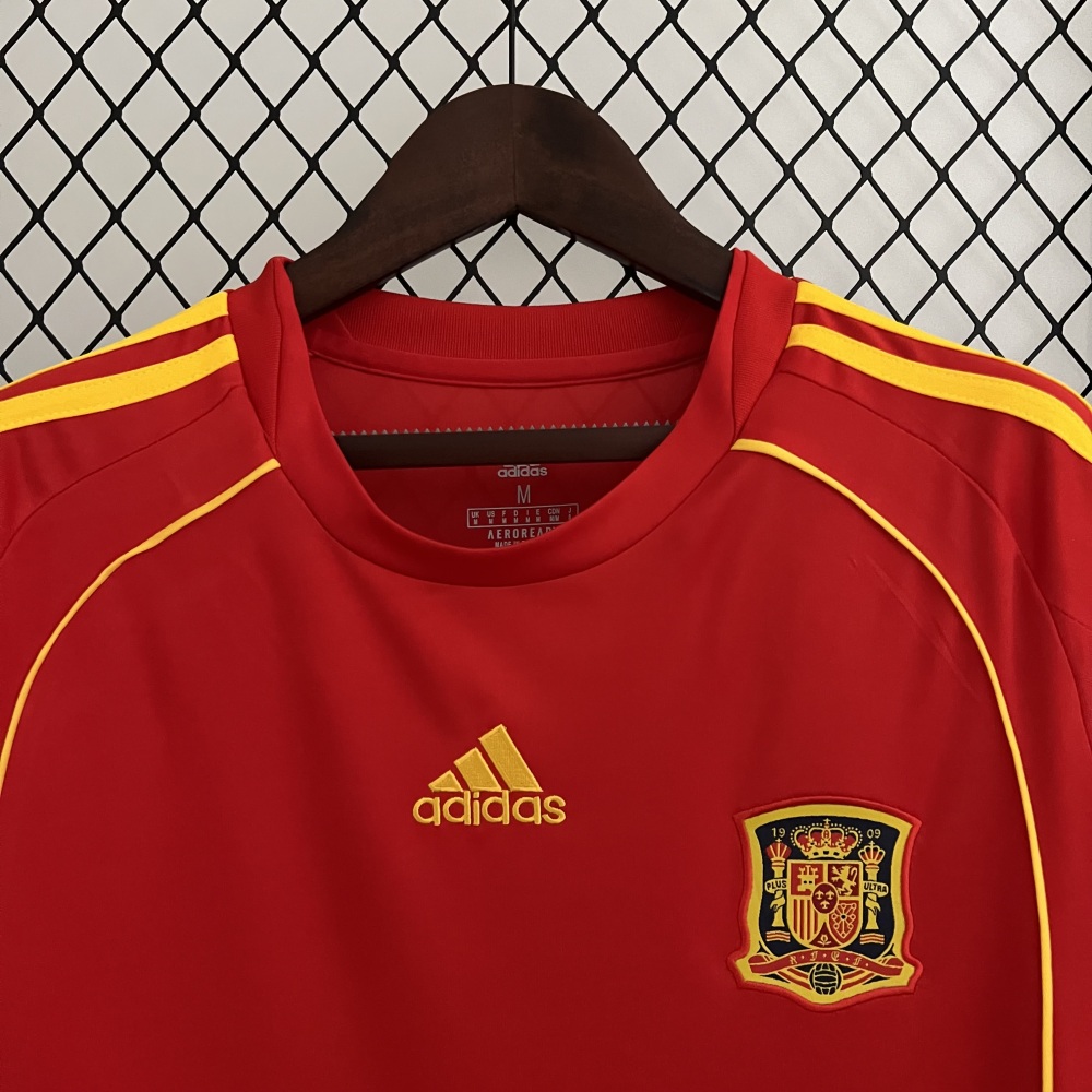 retro 2008 Spain Home retro football jersey