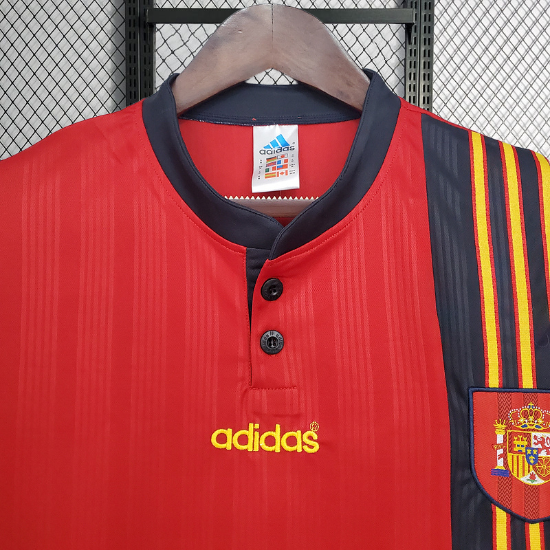 Retro 1996 Spain home retro Football jersey