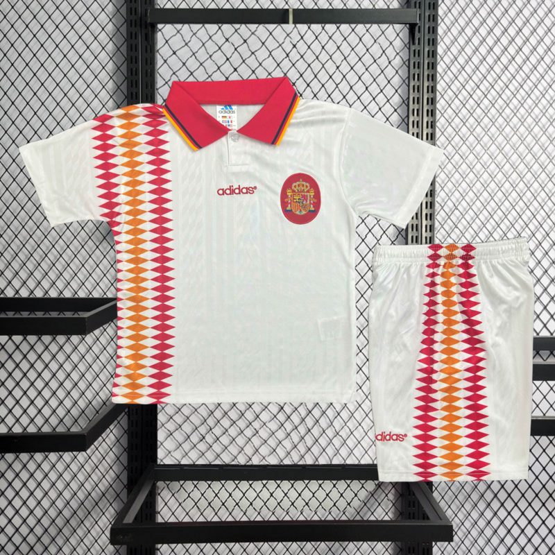 Retro kids 1994 kids Spain Away retro football jersey
