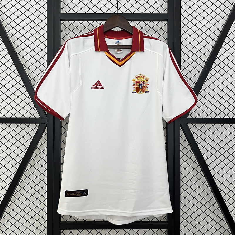 Retro 2000 Spain Away retro Football jersey