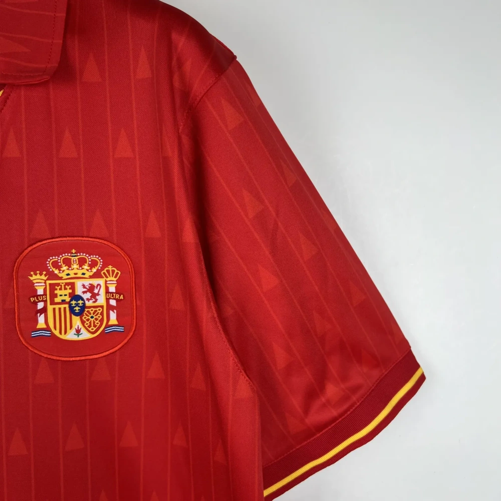 retro 1988-1991 Spain home retro football jersey