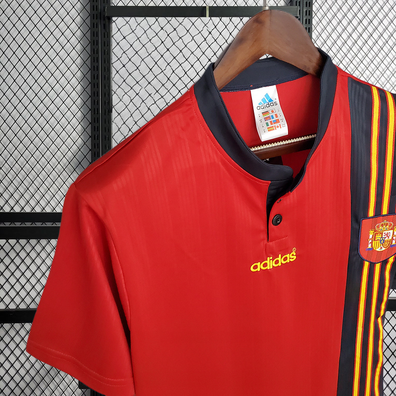 Retro 1996 Spain home retro Football jersey