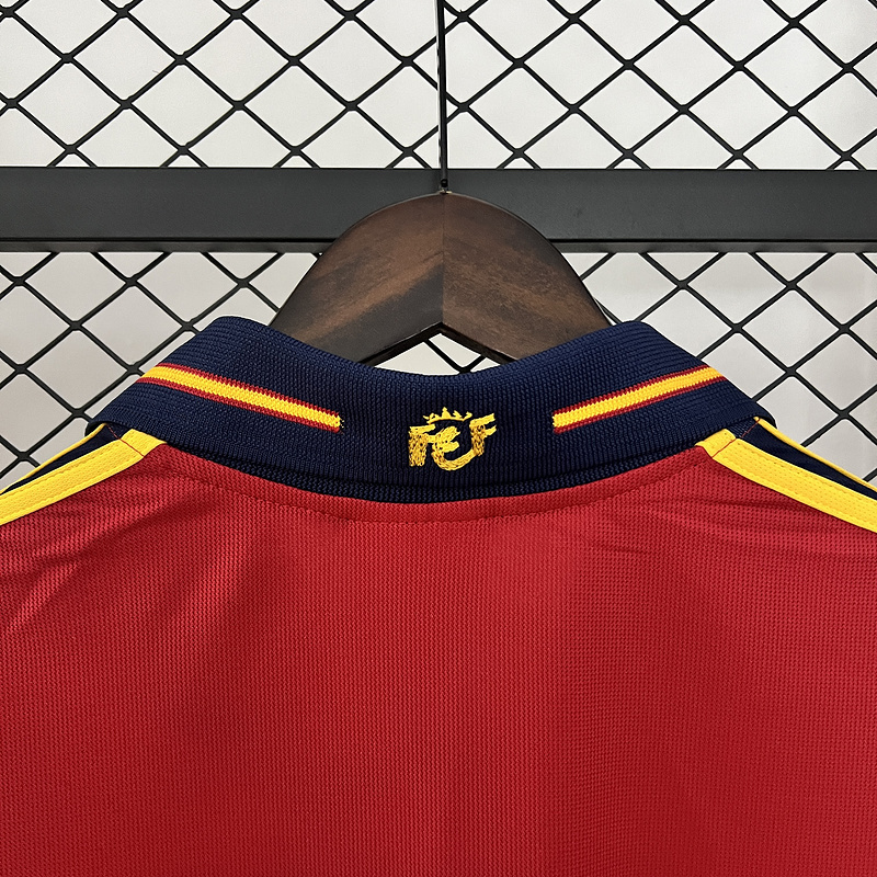 Retro 2000 Spain Home retro Football jersey