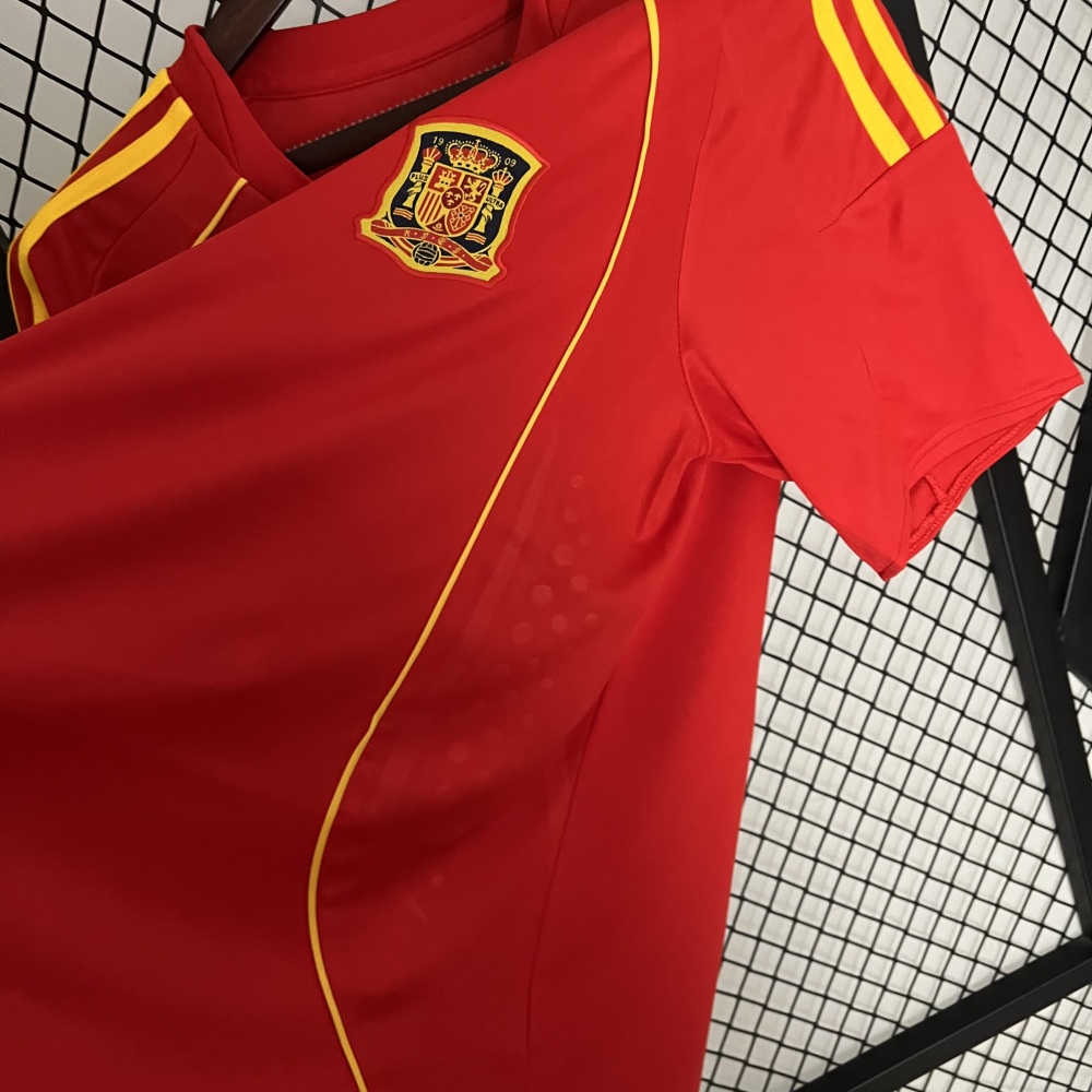 retro 2008 Spain Home retro football jersey