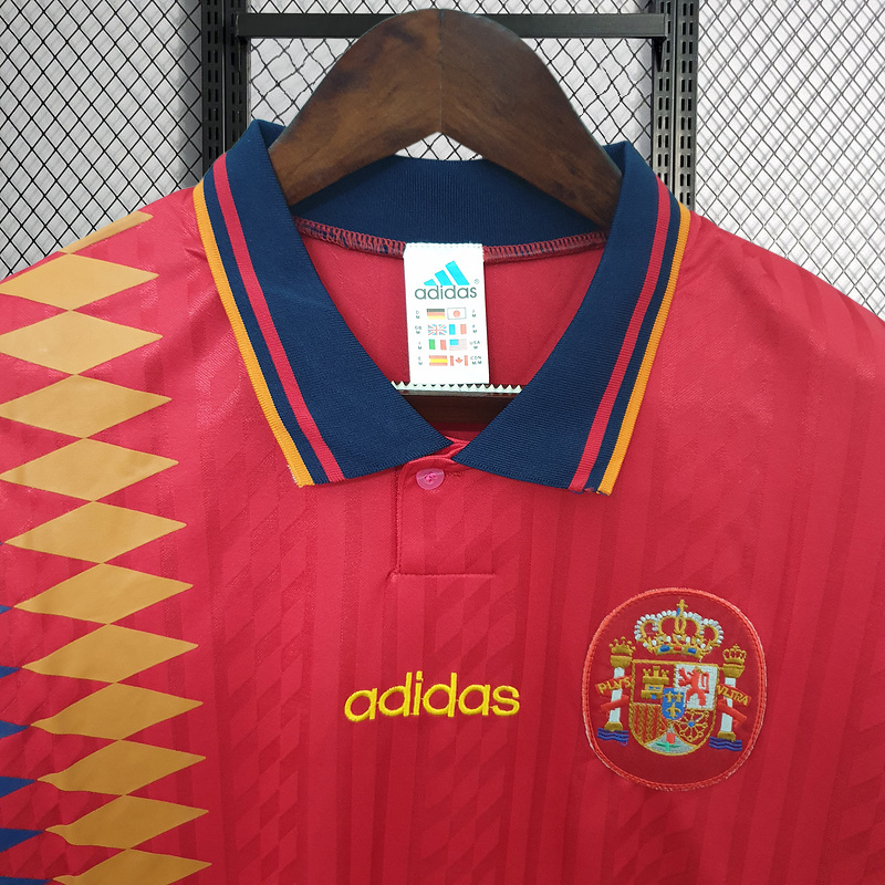 Retro 1994 Spain home retro Football jersey