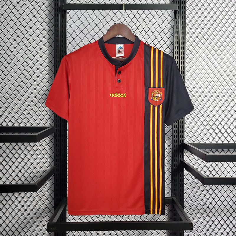 Retro 1996 Spain home retro Football jersey