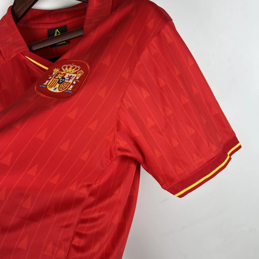 retro 1988-1991 Spain home retro football jersey