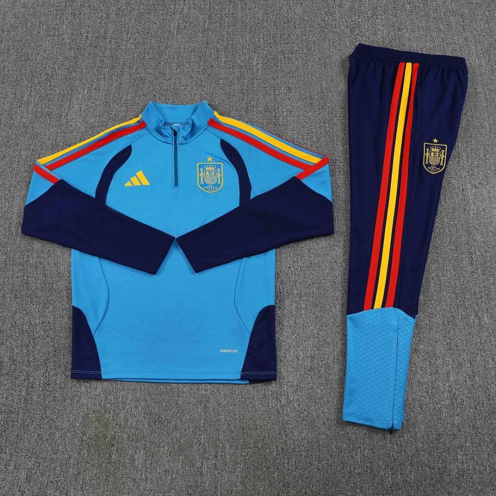 2026 Spain Half-Pull Training Suit Set