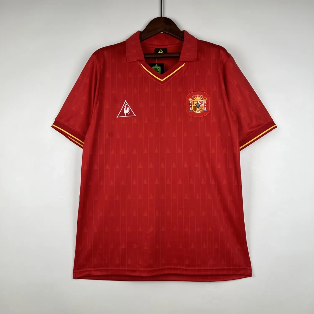 retro 1988-1991 Spain home retro football jersey