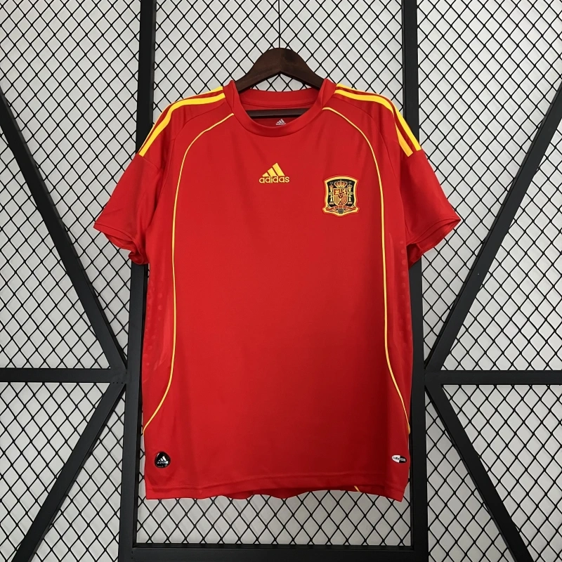 retro 2008 Spain Home retro football jersey