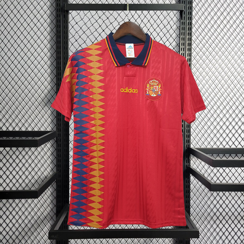 Retro 1994 Spain home retro Football jersey