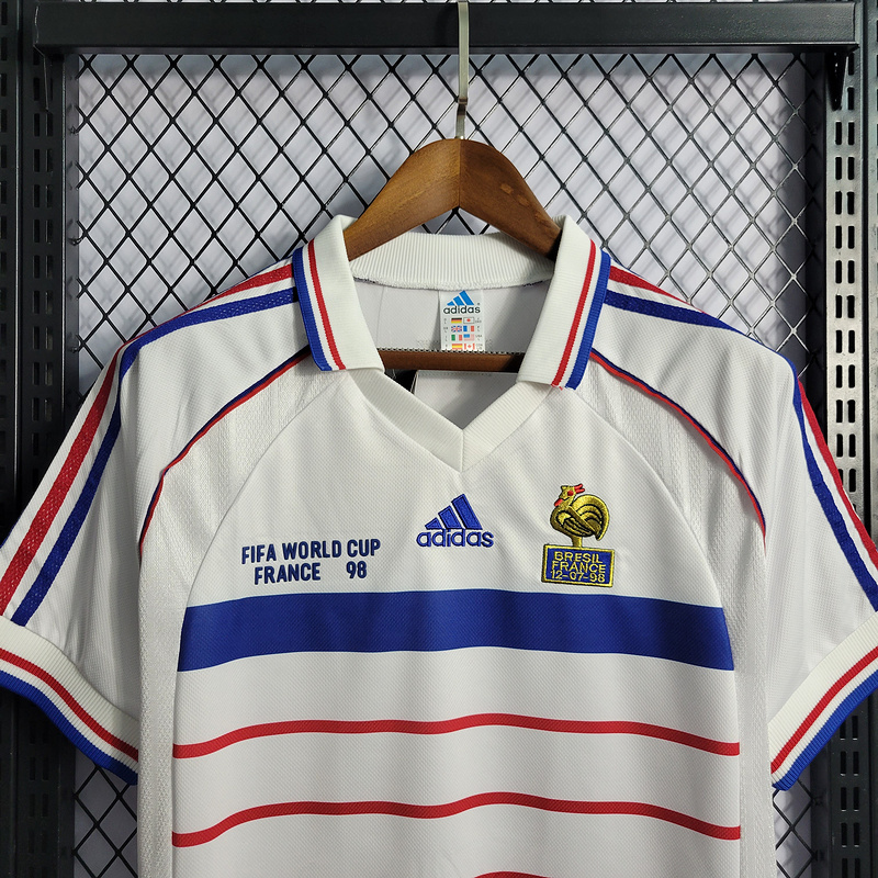 Retro Kids 1998 Kids France home Retro Zidane LIZARAZU Henry Football jersey