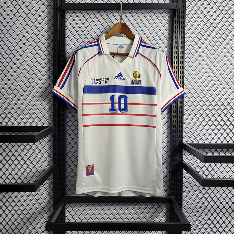 Retro Kids 1998 Kids France home Retro Zidane LIZARAZU Henry Football jersey