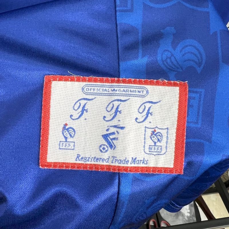 Retro 1996 France Home Retro Football jersey