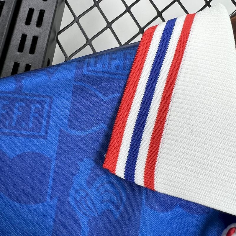 Retro 1996 France Home Retro Football jersey