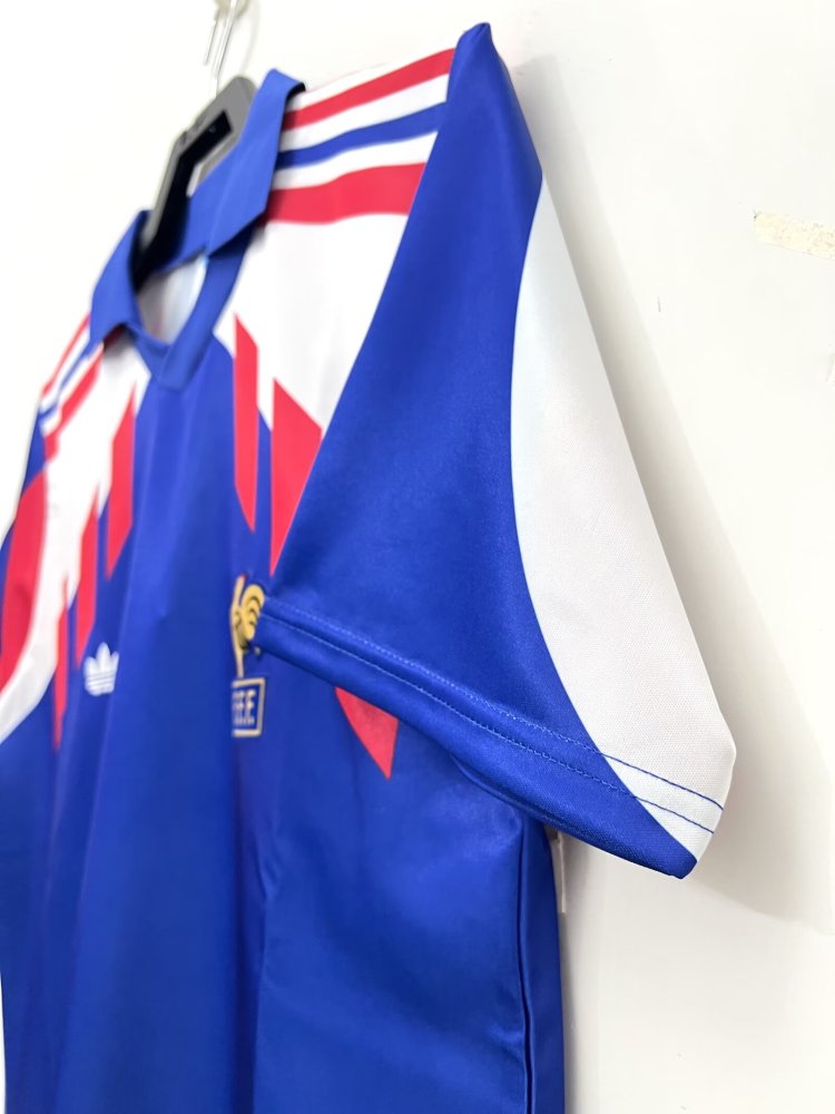 retro 1990 France home Retro World Cup football jersey