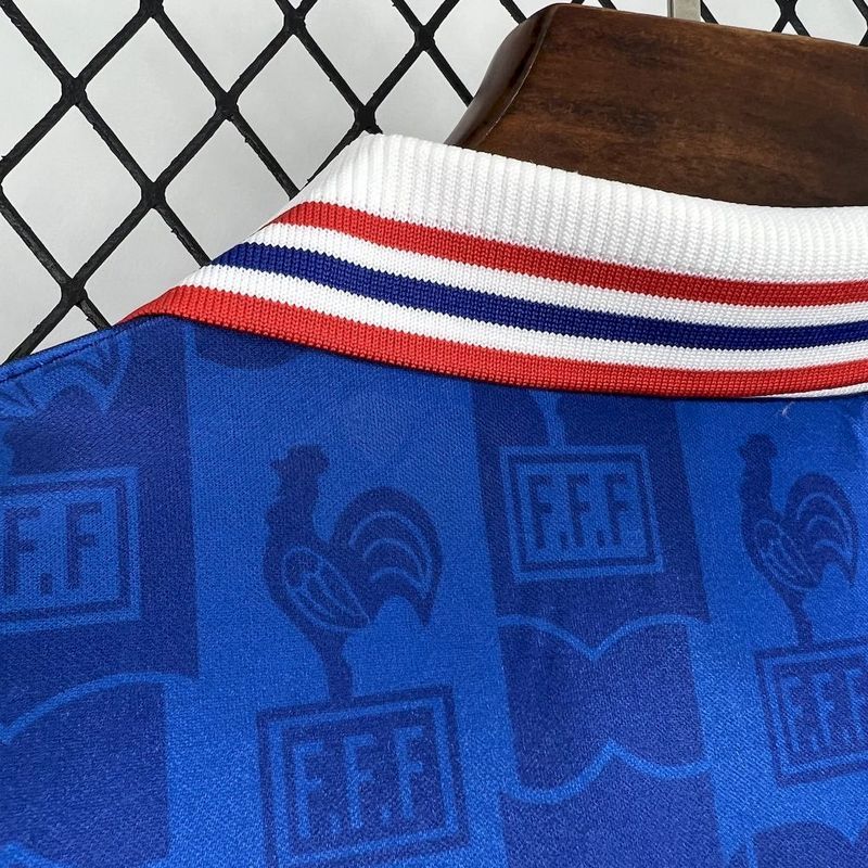 Retro 1996 France Home Retro Football jersey