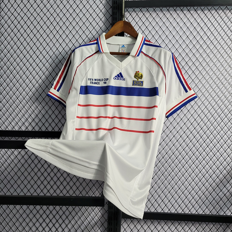 Retro Kids 1998 Kids France home Retro Zidane LIZARAZU Henry Football jersey