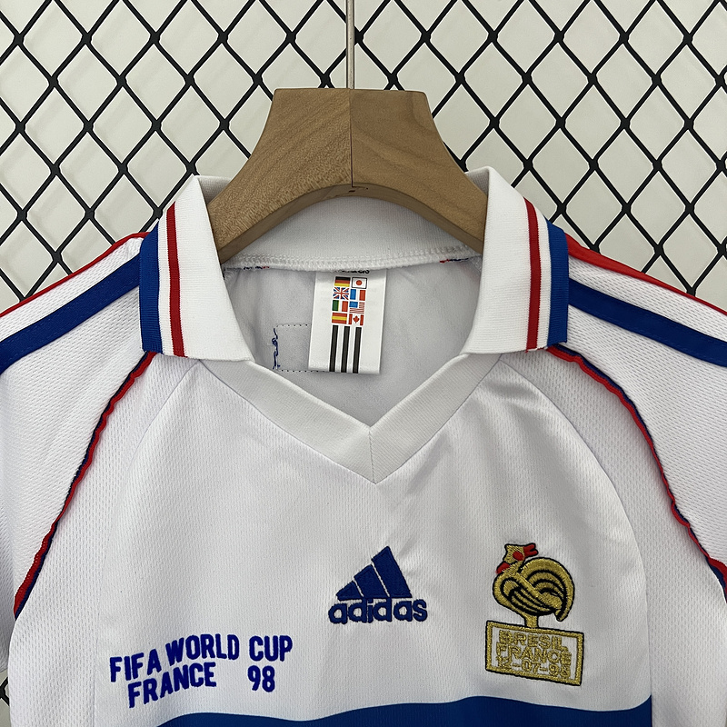 retro kids 1998 kids France away Retro football jersey