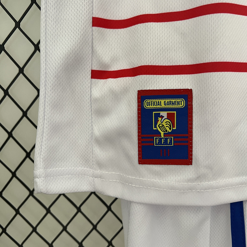 retro kids 1998 kids France away Retro football jersey