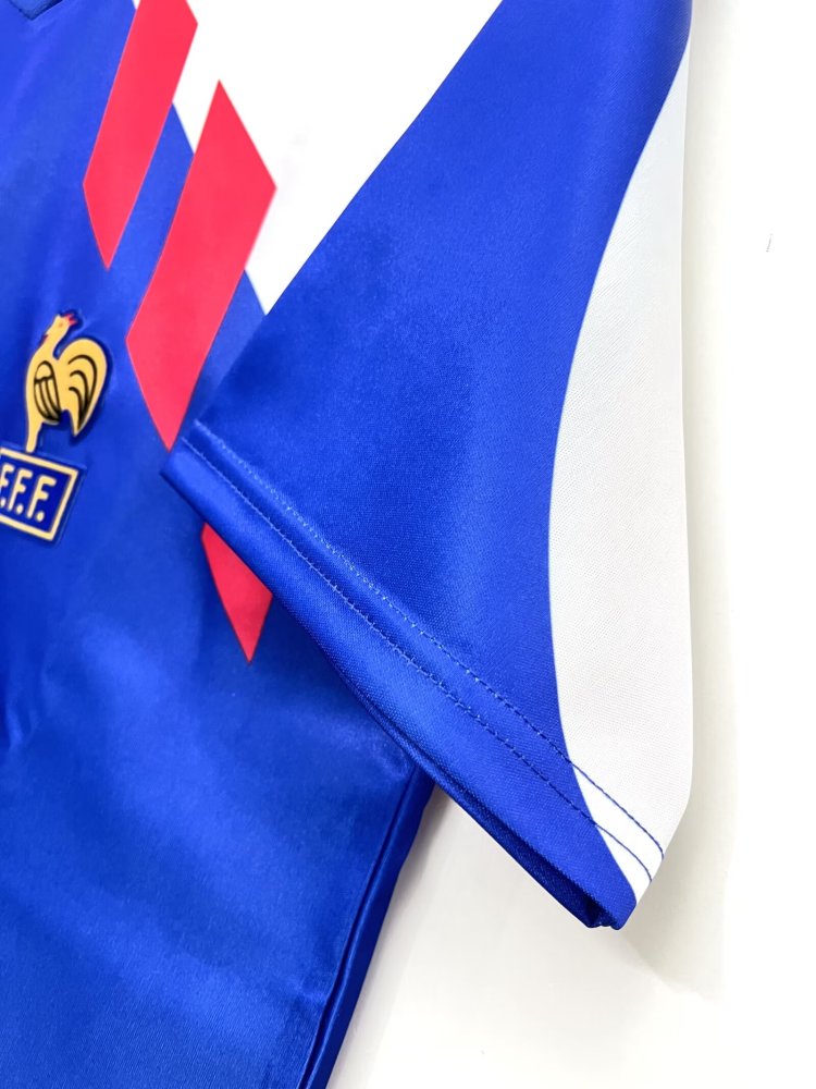 retro 1990 France home Retro World Cup football jersey