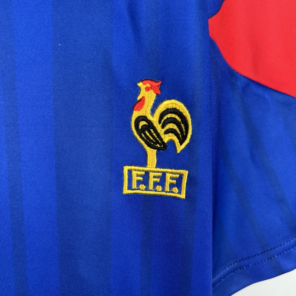 retro 1992-94 France home Retro football jersey