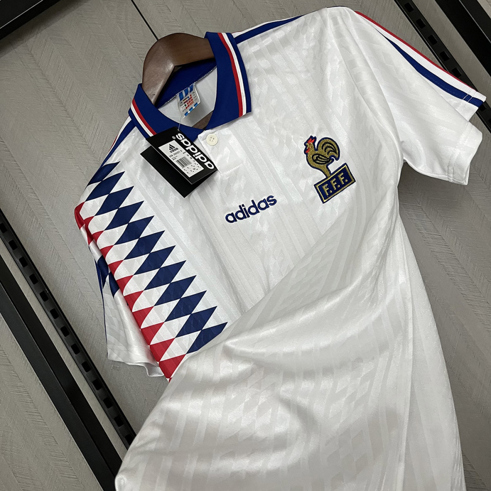 Retro 1994-95 France Away Retro Football jersey