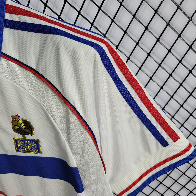 Retro Kids 1998 Kids France home Retro Zidane LIZARAZU Henry Football jersey