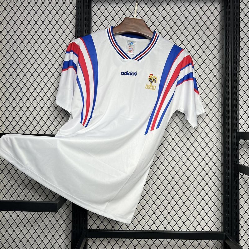 Retro 1996 France Away Retro Football jersey
