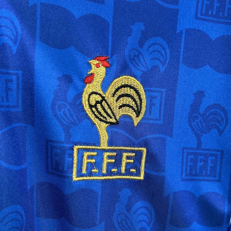 Retro 1996 France Home Retro Football jersey