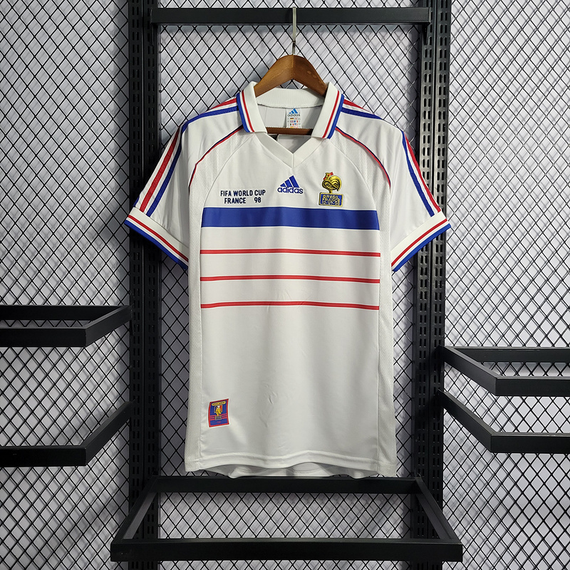 Retro Kids 1998 Kids France home Retro Zidane LIZARAZU Henry Football jersey