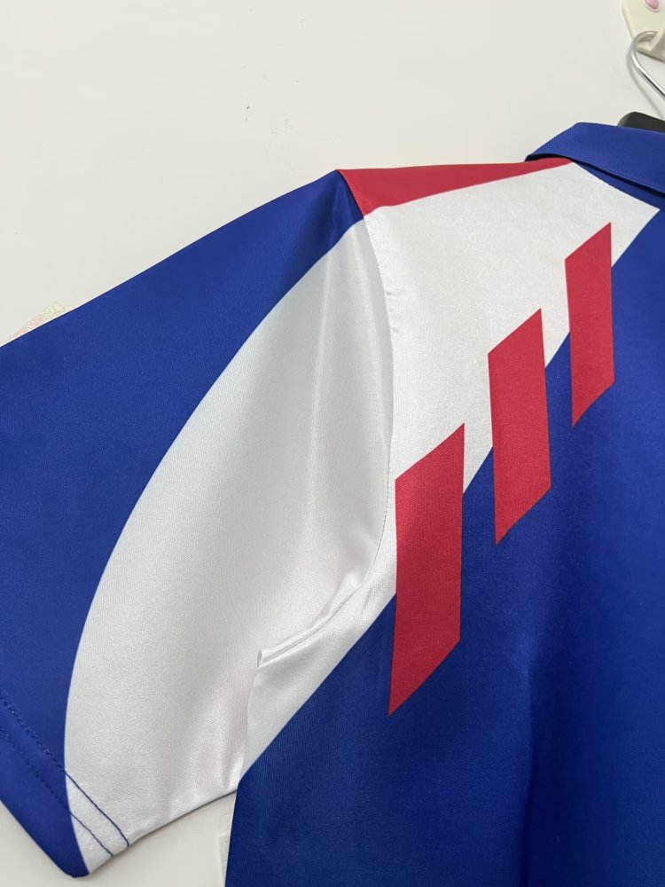 retro 1990 France home Retro World Cup football jersey