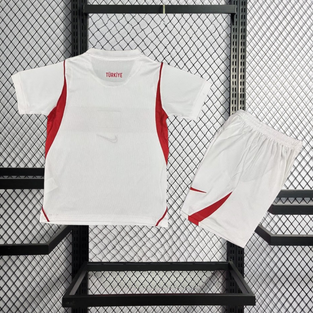 2026 Türkiye Home kids Football jersey Turkiye