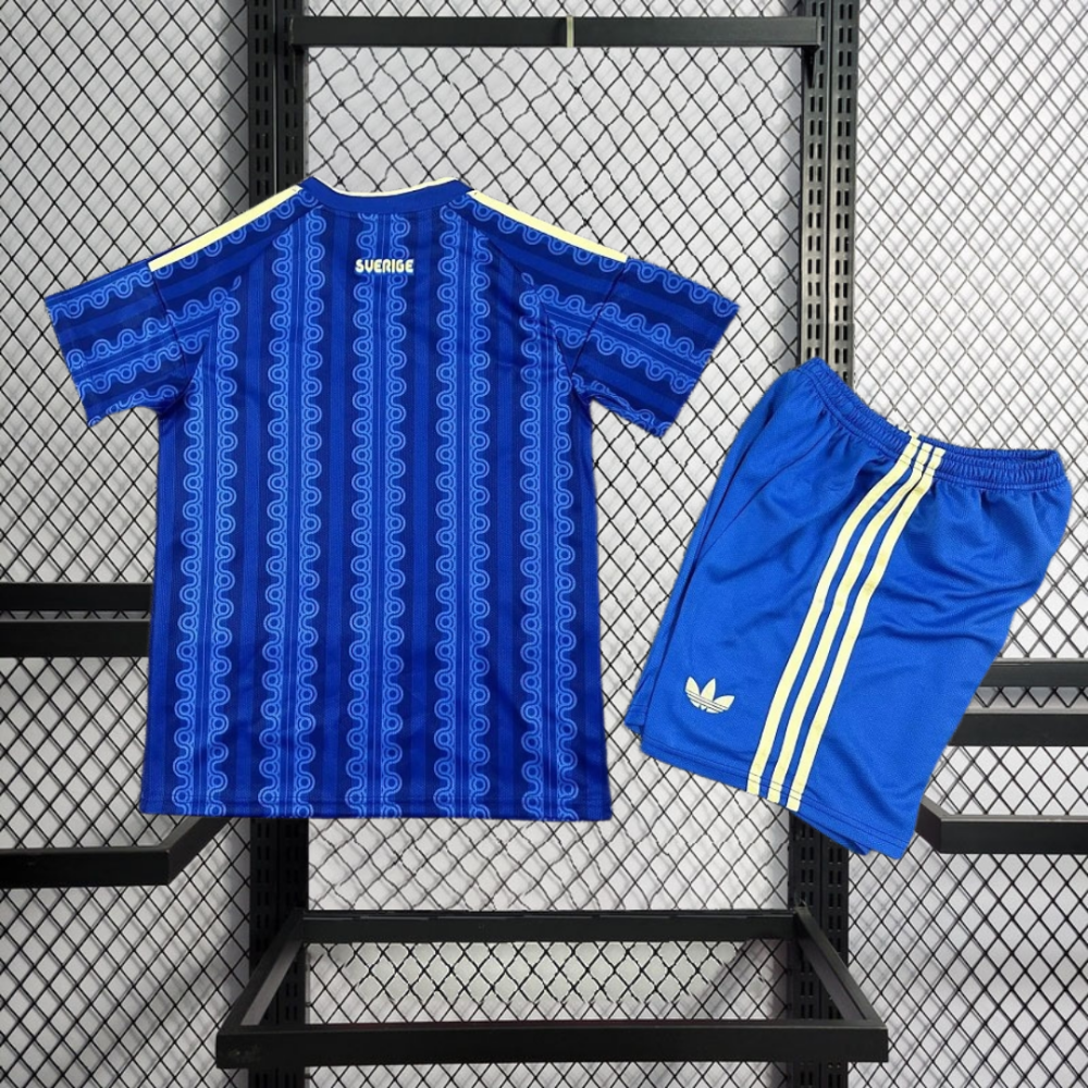 2026 Sweden Away kids Football jersey