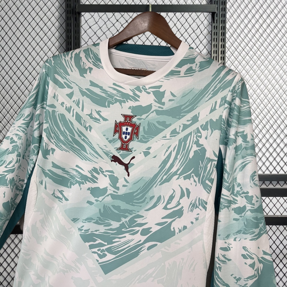 2026 Portugal Away Long sleeves Football jersey