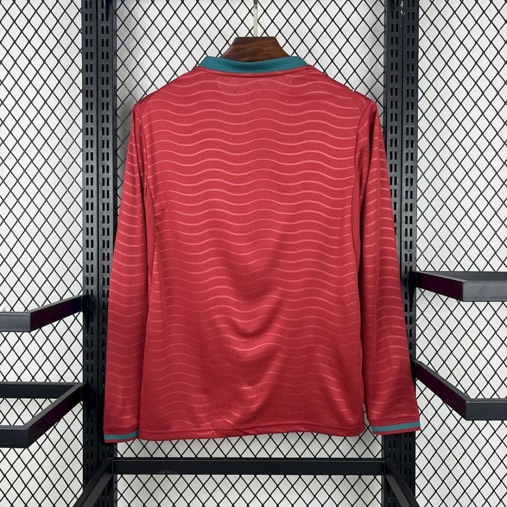 2026 Portugal Home Long sleeves Football jersey
