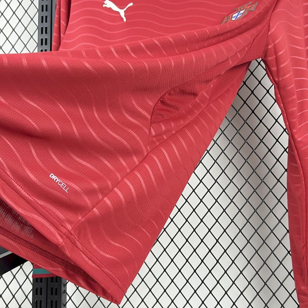 2026 Portugal Home Long sleeves Football jersey
