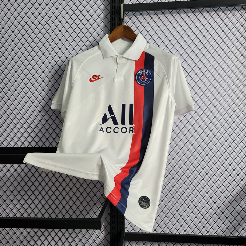 Retro 2019-20 psg third Away retro white Football jersey