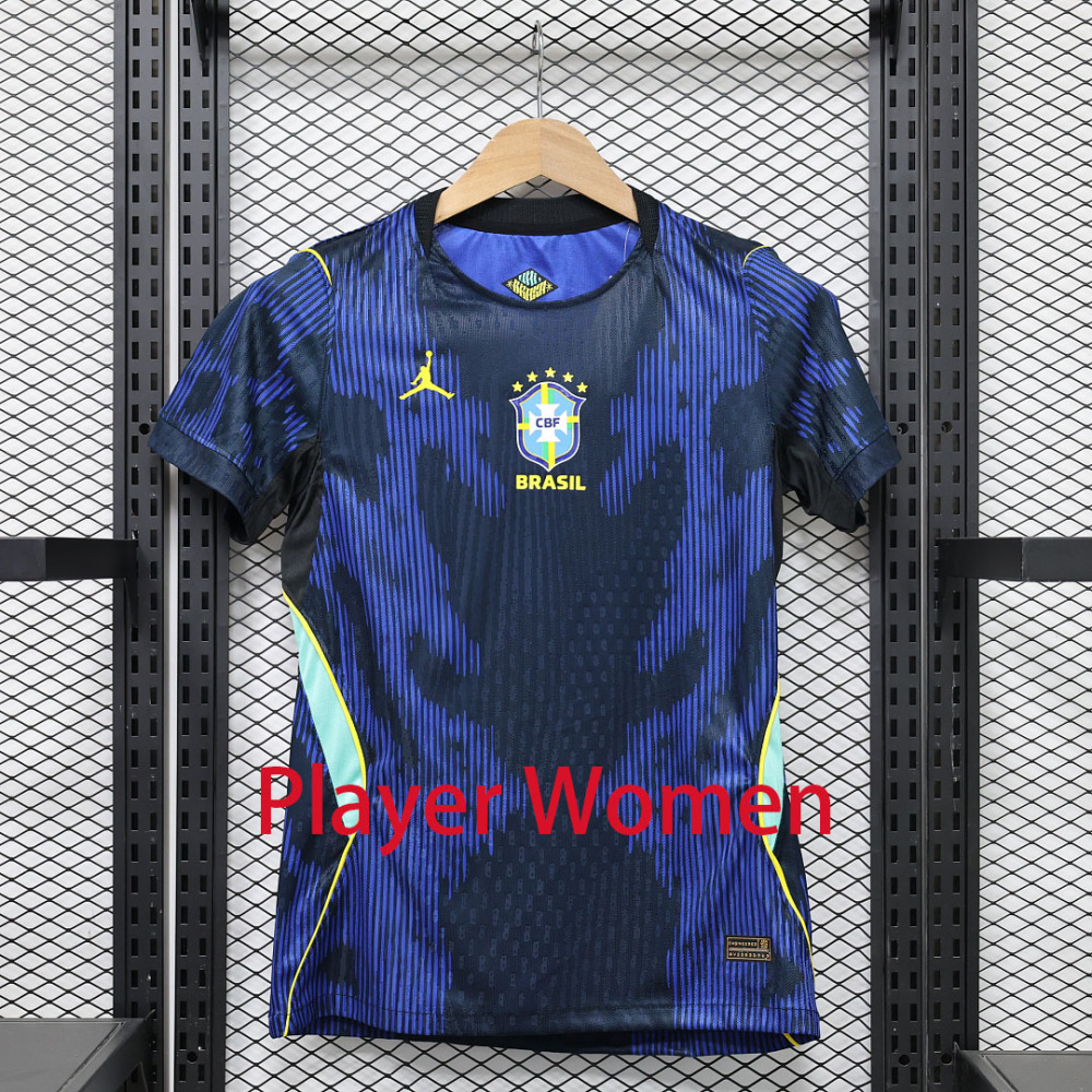 Player Women 2026 Brazil Away Football jersey